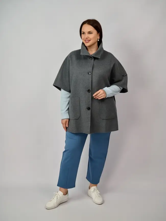 Пальто шерсть 0718 Размер 50-58 фото 24