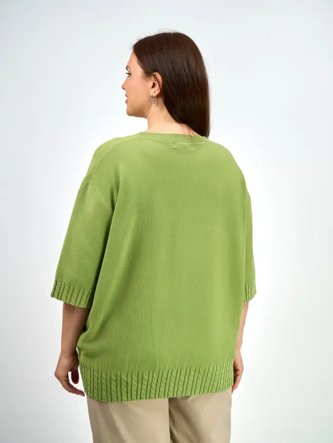 Джемпер облегченный ЭттоПлюс 25414-1 Размер 54-60 фото 34