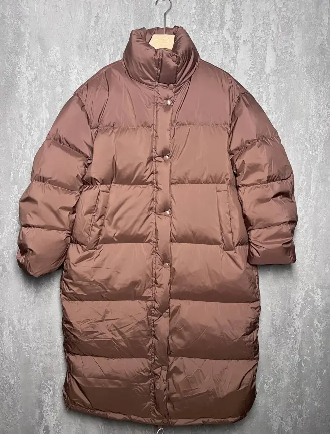 Пуховое пальто 9066 Размер 54-58 фото 23