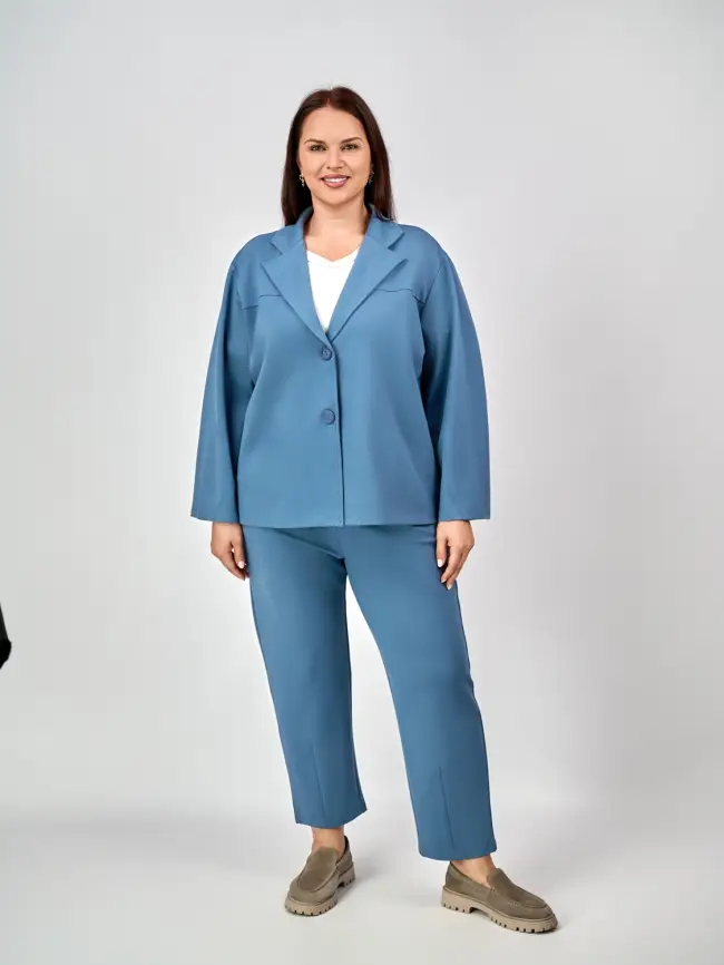 Брюки 33494 ЭттоПлюс размеры 52-58 фото 105