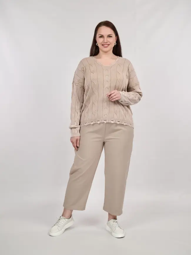 Брюки ЭттоПлюс 0021-1 Размеры 48-58 фото 54