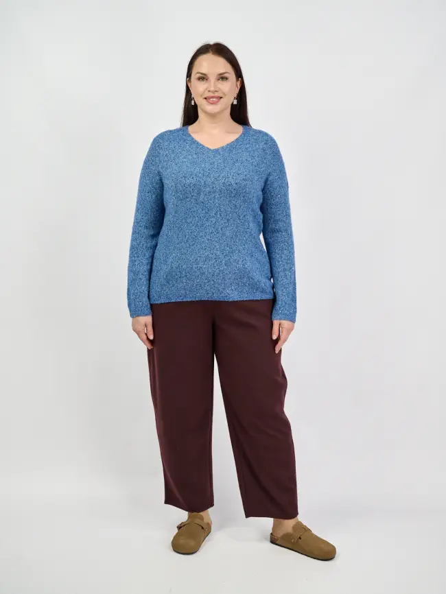 Брюки с защипами 