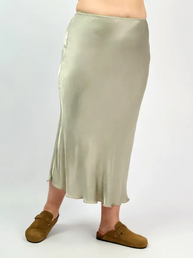 Юбка атлас 9298-1 Размер 48-56 фото 52