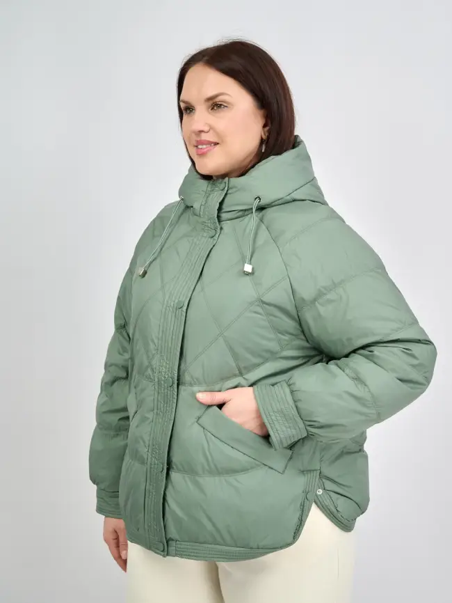 Пуховая куртка ЭттоПлюс 2553 Размер 48-54 фото 63