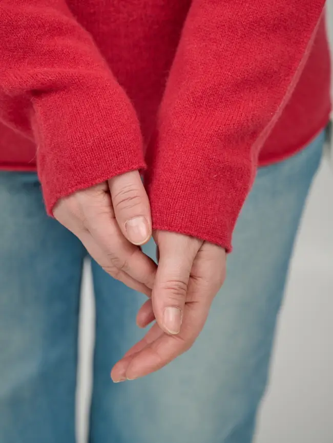 Джемпер шерсть,кашемир 25681 Размер 48-56 фото 16