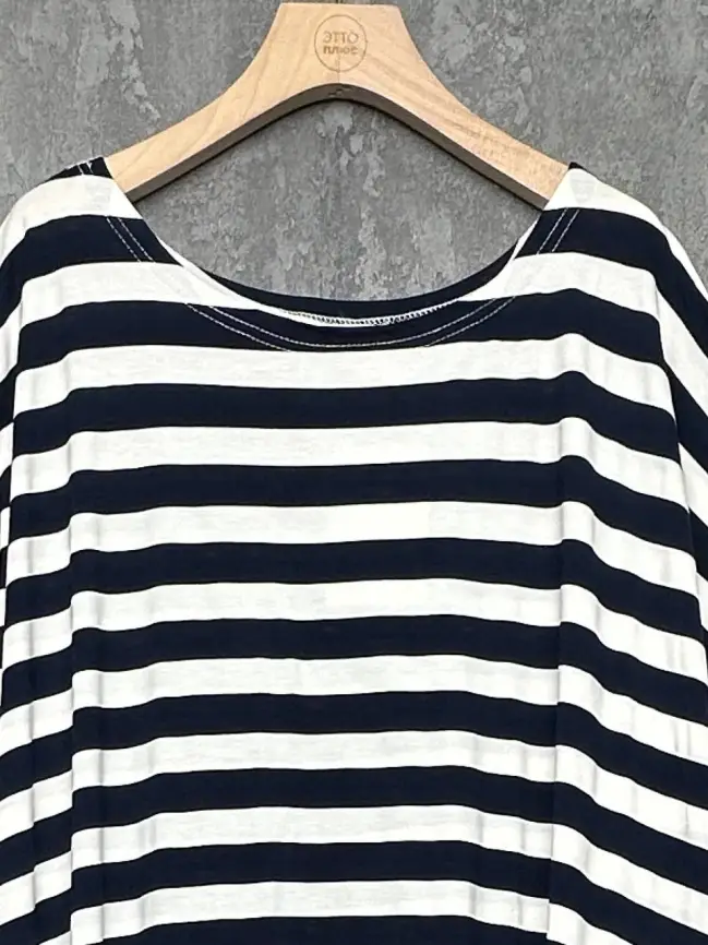 Платье в полоску ЭттоПлюс 0032 размеры 52- 56 фото 25