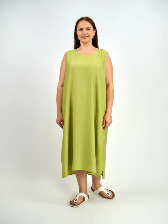 Сарафан ЭттоПлюс 047 размеры 52- 56 фото 9