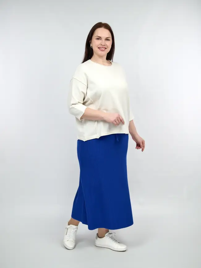 Юбка лапша ЭттоПлюс 493 Размер 50-56 фото 69