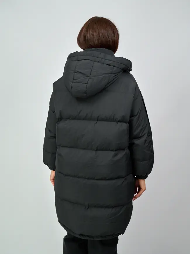 Пуховик А-силуэт 811 Размер 50-56 фото 7