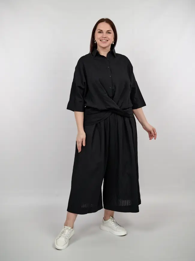 Кюлоты 88273 Батал Размеры 54-60 фото 1