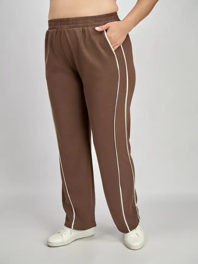 Брюки с лампасами 82677 Батал ЭТТО ПЛЮС фото 7