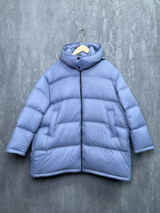 Пуховик зимний 9906 удлиненный Размер 50-60 фото 11