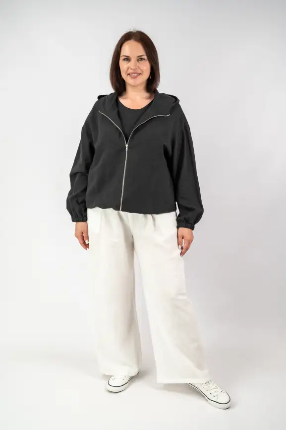 Бомбер лен 25016 фото 20