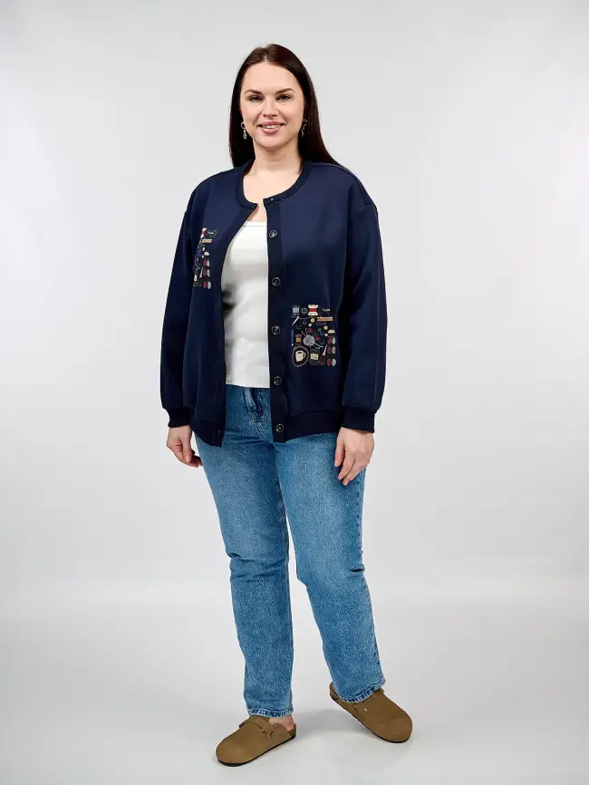 Джинсы 25266 ЭттоПлюс Размер 50-56 фото 43