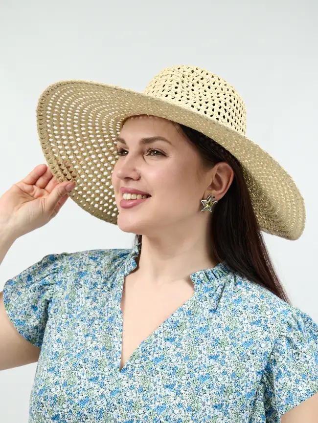 Шляпа соломенная 4081 фото 3