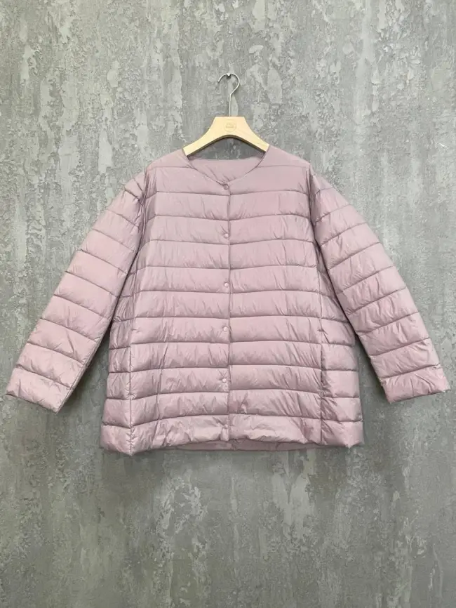 Легкая пуховая куртка 8802 Размер 46-56 фото 99