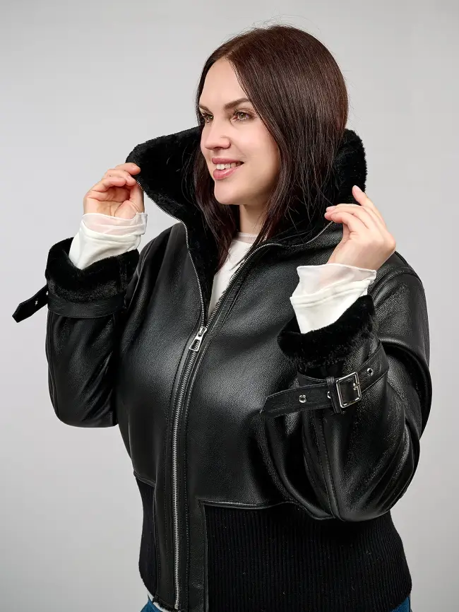 Дубленка 18702 Размер 48-54 фото 8