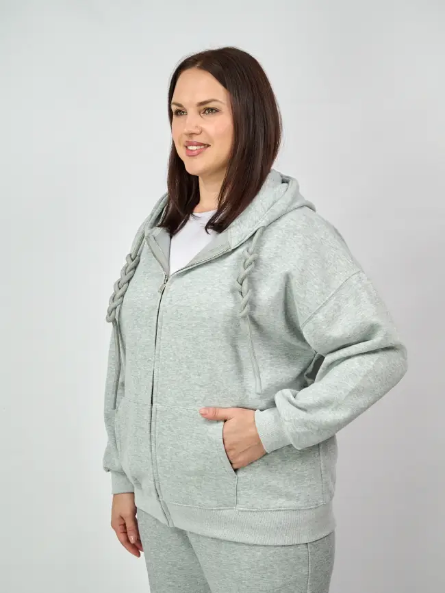 Худи зип оверсайз 505 Размер 50-58 фото 131