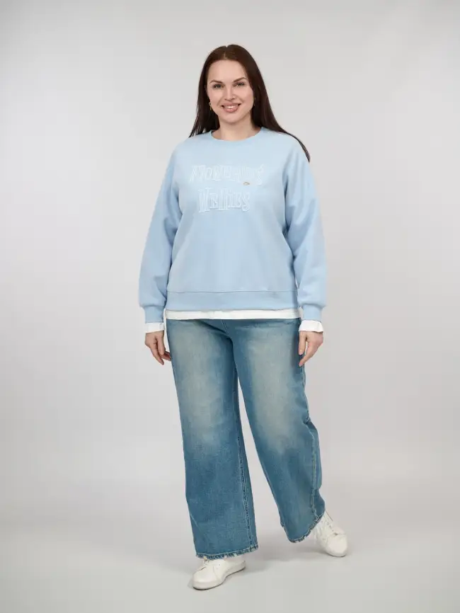 Свитшот 9732 Размер 50-58 фото 17