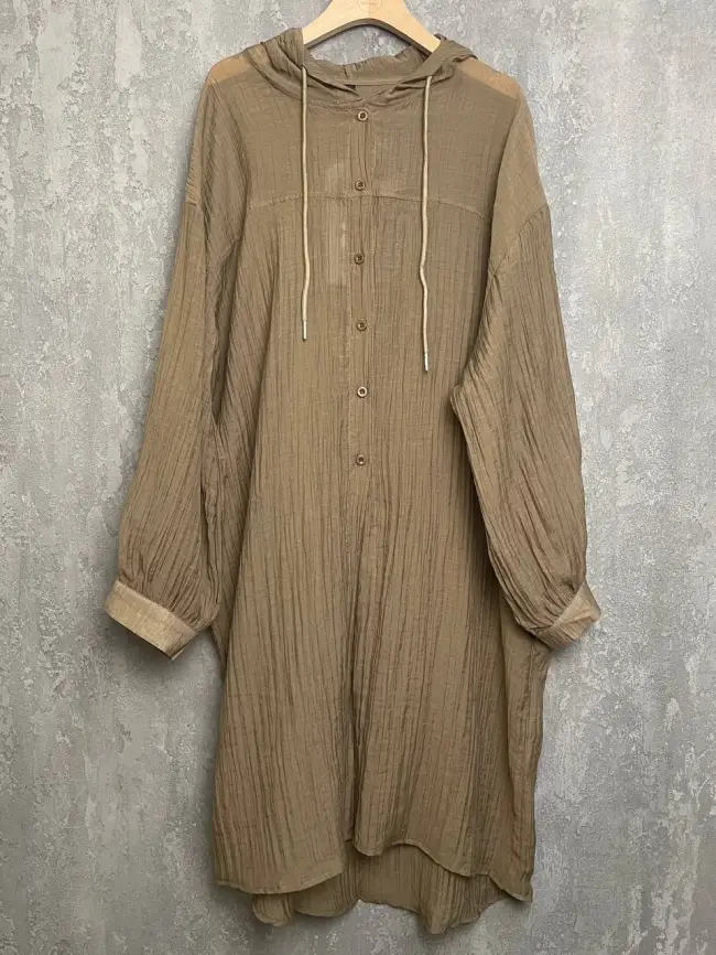 Пыльник рубашка удлиненный 9087 Размер 50-58 фото 69