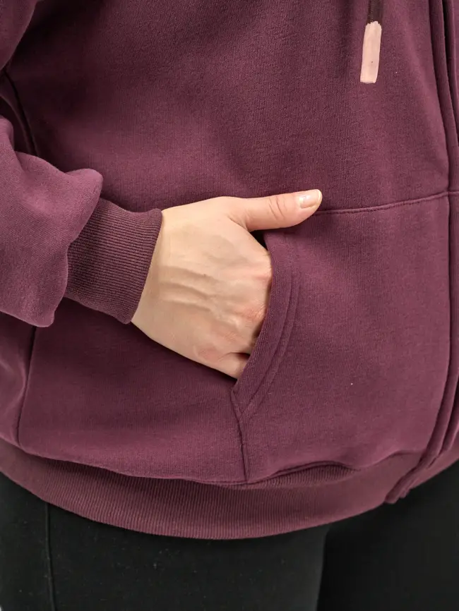 Худи зип утепленное оверсайз 506 Размер 50-58 фото 235