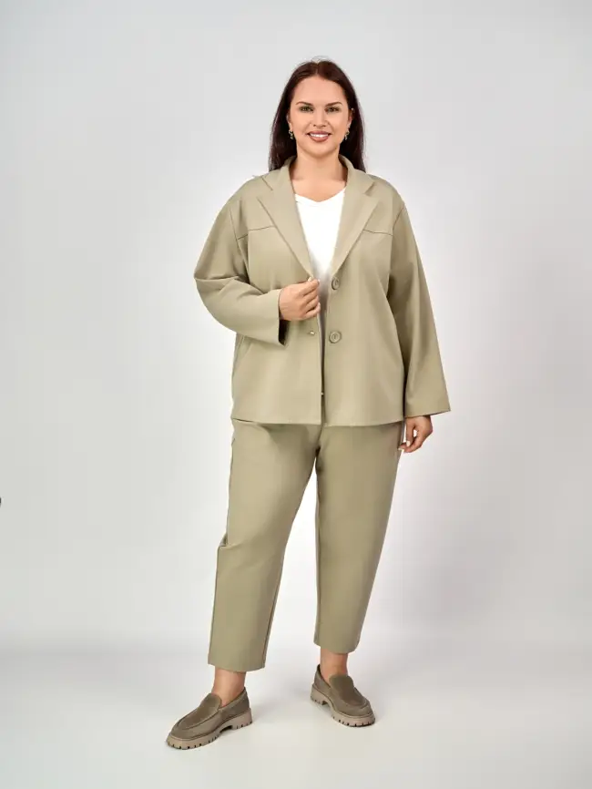 Брюки ЭттоПлюс 33586 Размеры 52-58 фото 81