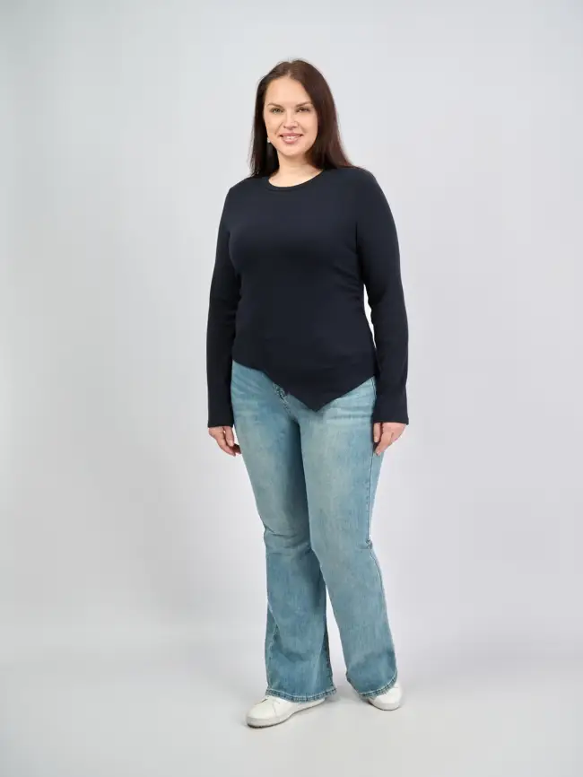 Лонгслив 25209 Размер 48-54 фото 22