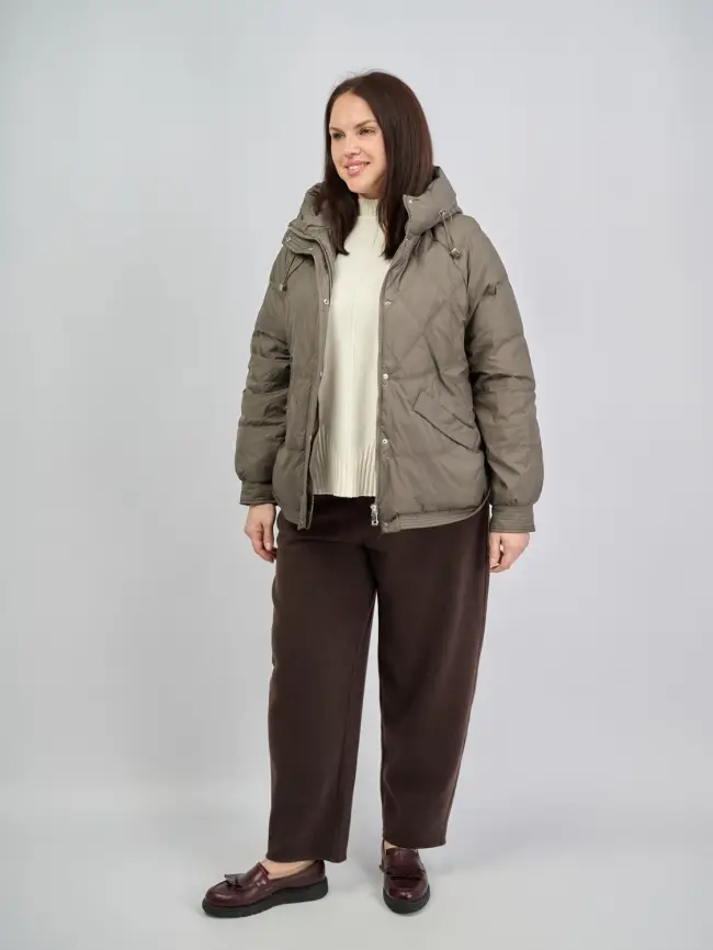 Пуховая куртка ЭттоПлюс 2553 Размер 48-54 фото 185