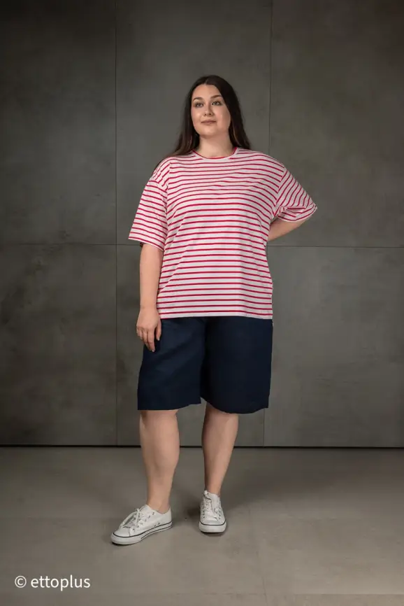 Футболка в полоску ЭттоПлюс 034 Размер 50-58 фото 81