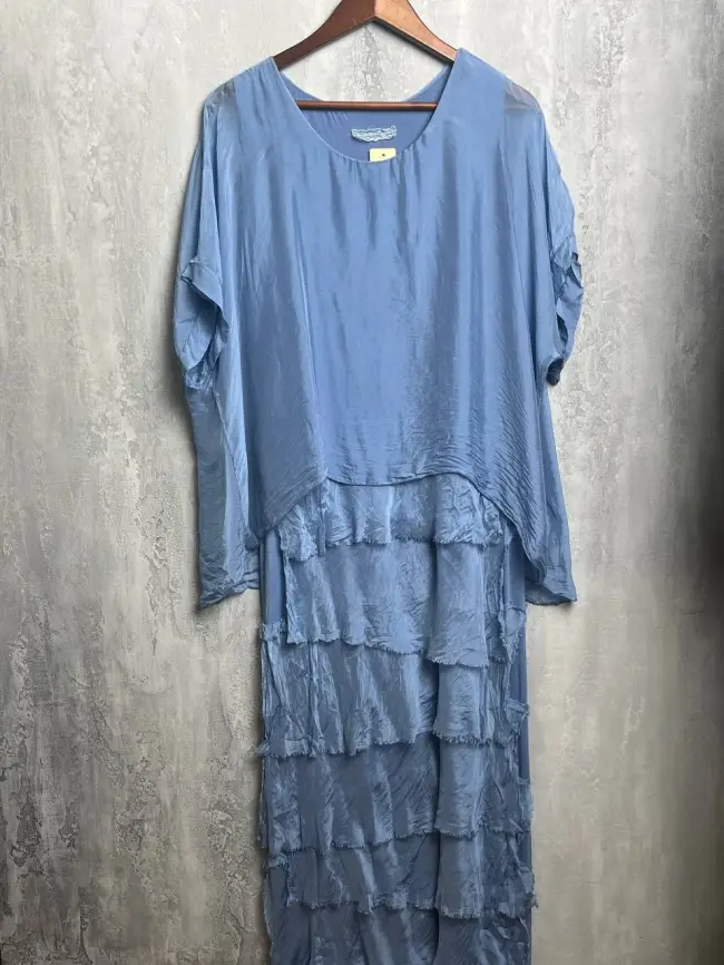 Платье шелк рваное 2388-06 фото 5