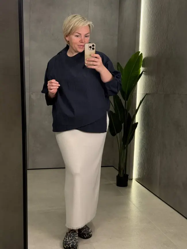 Блуза 33491 ЭттоПлюс Размер 50-58 фото 44