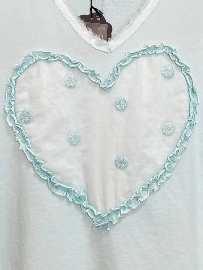 Футболка Сердце 6001 Италия Размер 50-58 фото 28