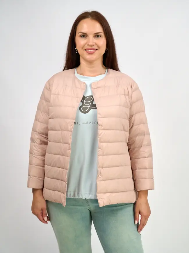 Легкая пуховая куртка 8802 Размер 46-56 фото 10