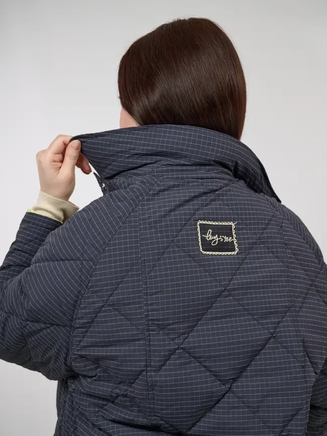 Пуховое пальто 61010 Размер 50-56 фото 11