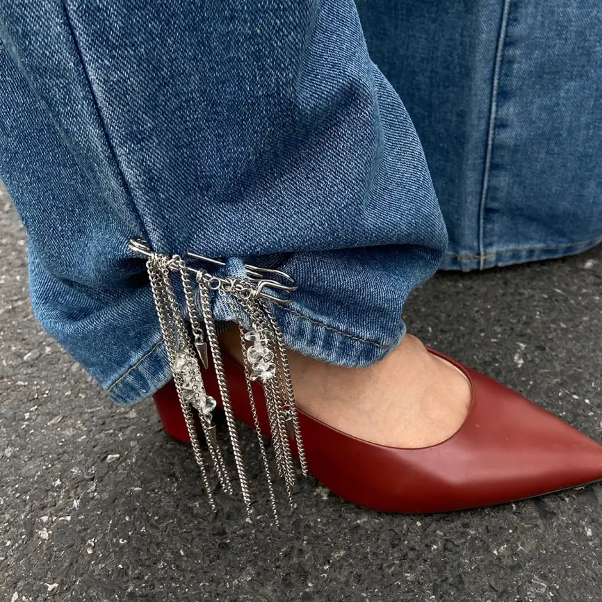 Булавка с подвесками Б0282 фото 4