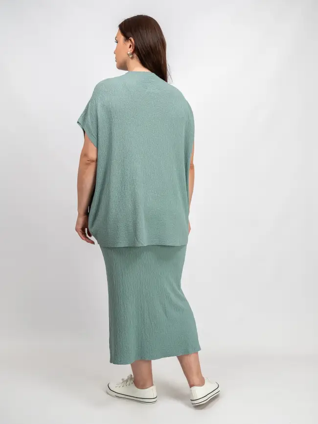 Юбка облегченная трикотажная ЭттоПлюс 2136 Размер 50-58 фото 44