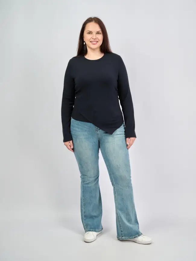 Лонгслив 25209 Размер 48-54 фото 17