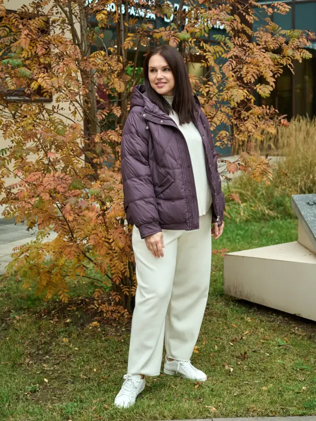 Пуховая куртка ЭттоПлюс 2553 Размер 48-54 фото 25