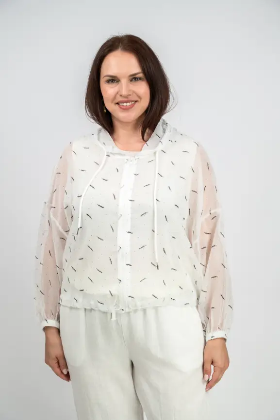 Ветровка-пыльник с принтом 6717 фото 35