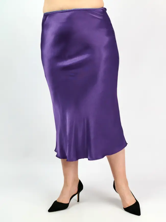 Юбка атлас 9298-1 Размер 48-56 фото 33