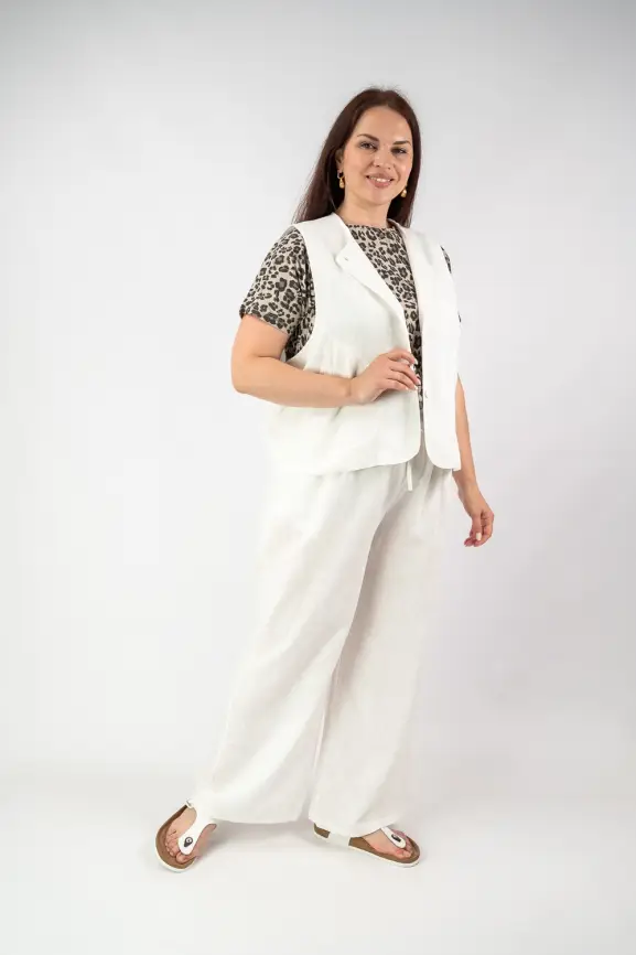 Жилет лен на подкладке 24625 Размер 50-58 фото 34