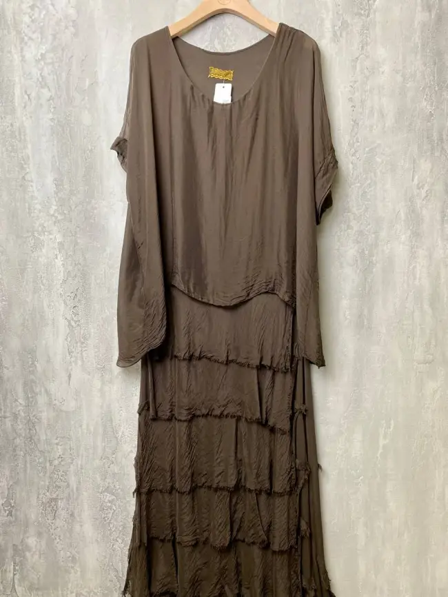 Платье шелк рваное 2388-06 фото 17