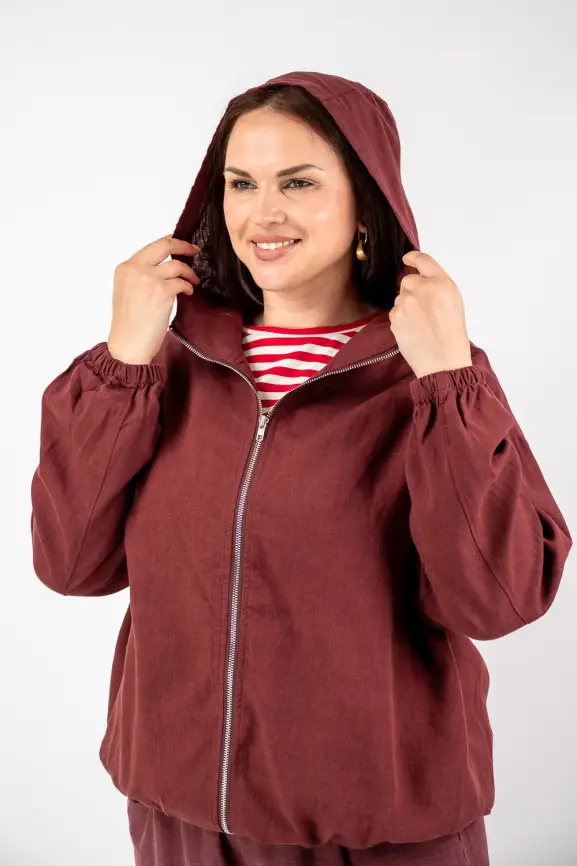 Бомбер лен 25016 фото 59