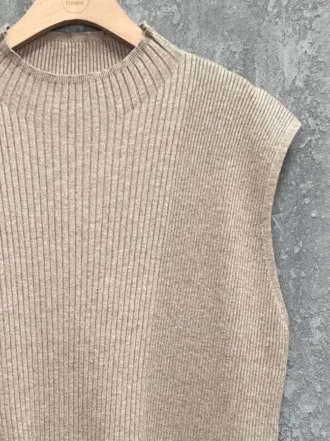 Джемпер без рукавов ЭттоПлюс 876 Размер 54-58 фото 85