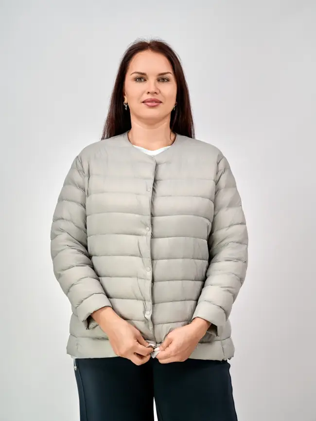 Легкая пуховая куртка 8802 Размер 46-56 фото 27