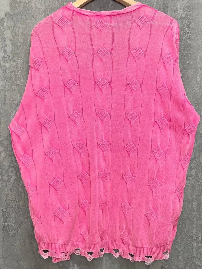 Джемпер Италия косы 3388 Размер 50-58 фото 15