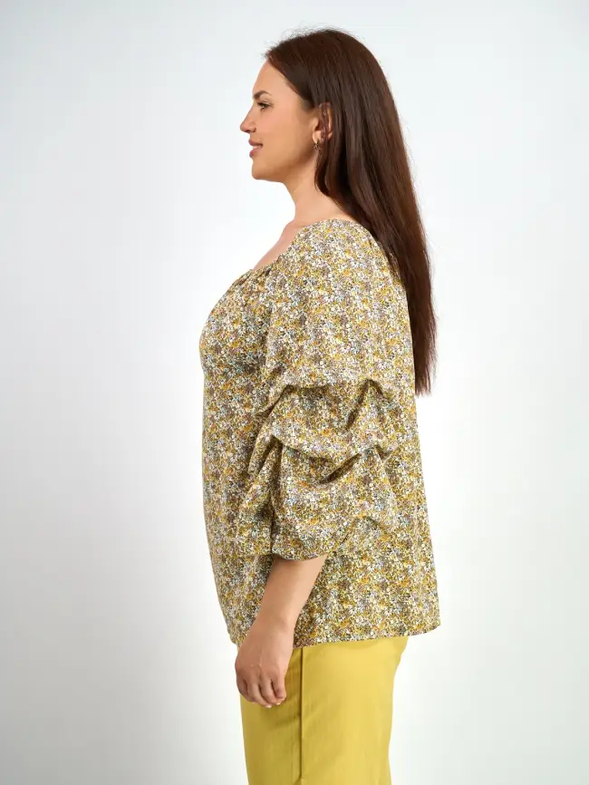 Блуза ЭттоПлюс 34184 Размеры 50-58 фото 19