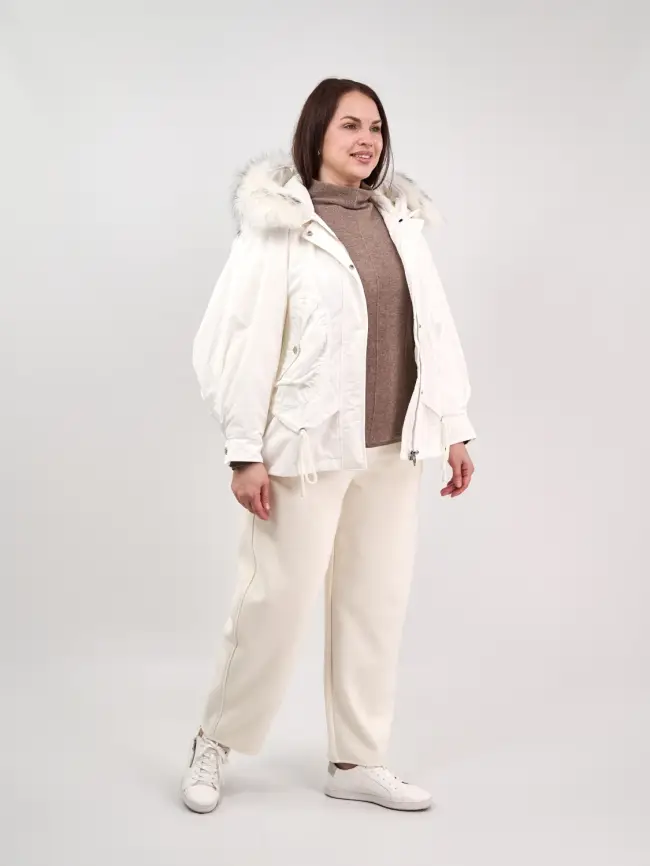 Пуховая куртка "Снежок" 8998 Размер 48-54 фото 7