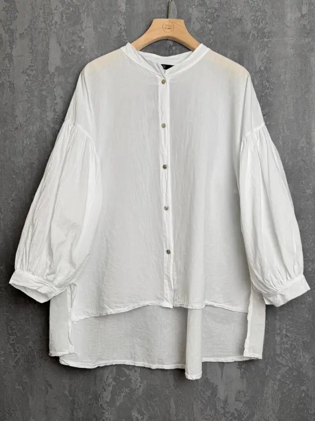 Рубашка фонарик Италия 3160 полоска Размер 52-58 фото 2