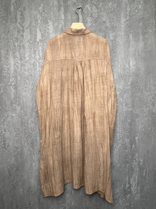 Рубашка-кардиган рукав 3/4 24093 Размер 50-58 фото 33